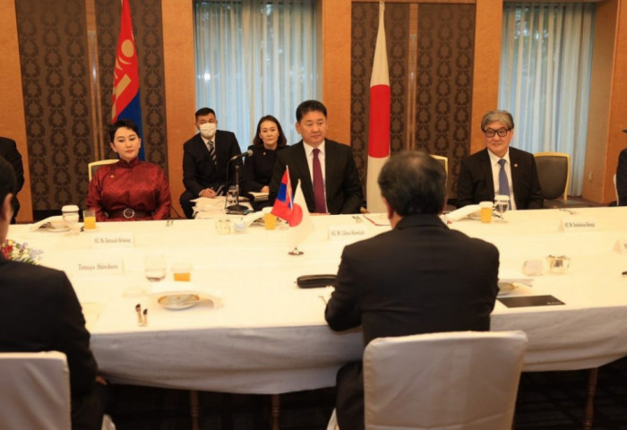 Ерөнхийлөгч Япон, Монголын Эдийн засгийн хорооны гишүүдийг хүлээн авч уулзав