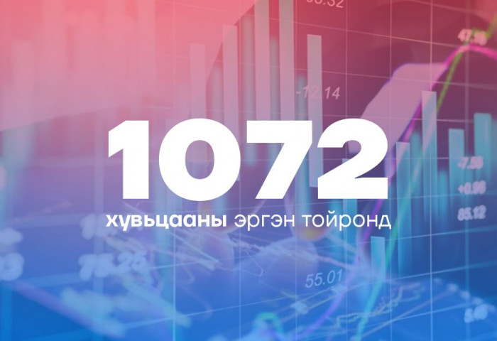 1072 хувьцааны ногдол ашиг өнөөдрөөс эхлэн иргэдийн дансанд орно